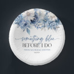 Something Blue Before I Do Floral Bridal Shower Paper Bowls<br><div class="desc">This is a Something Blue Before I Do Dusty Blue Floral Flowers Bridal Shower Paper Bowls!</div>