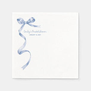 Something Blue before I Do! Modern Bridal Shower Napkins