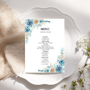 Something Blue Before i do shower Bridal Shower Menu