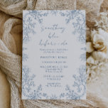 Something Blue Before I Do Vintage Bridal Shower  Invitation<br><div class="desc">More Pretty Bridal Shower Invitations in the Little Bayleigh Store!</div>