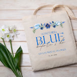 Something Blue Bridal Shower Bridesmaid Gift Tote Bag<br><div class="desc">Our "Something Blue Before I Do" themed bridal shower tote bag is the perfect way to commemorate your special day. This beautiful tote bag features stunning blue florals that perfectly capture the essence of the traditional "Something Blue" theme. The tote bag also features the phrase "Something Blue Before I Do,...</div>