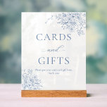 Something Blue Bridal Shower Cards and Gifts Acrylic Sign<br><div class="desc">Elevate your "something blue" bridal shower with our Personalized Something Blue Bridal Shower Cards and Gifts Acrylic Sign. Perfect for showcasing elegant something blue bridal shower ideas and complementing your something blue bridal shower theme, this sign adds charm to any event. Ideal for those planning a stylish blue bridal shower,...</div>