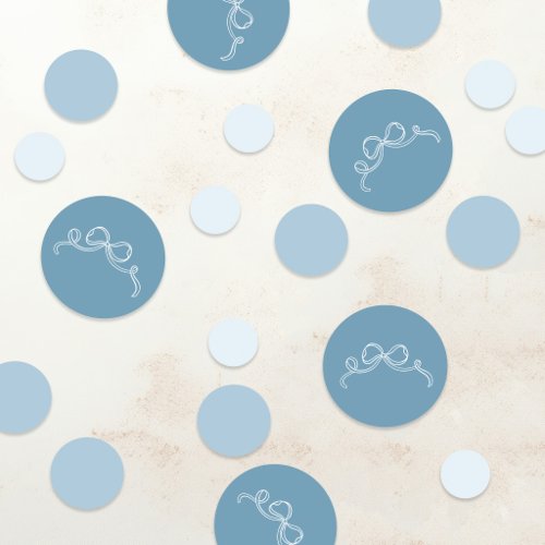 Something Blue Bridal Shower Confetti