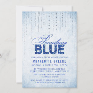 Something Blue Bridal Shower Invitation