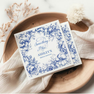 Something Blue Bridal Shower Napkins