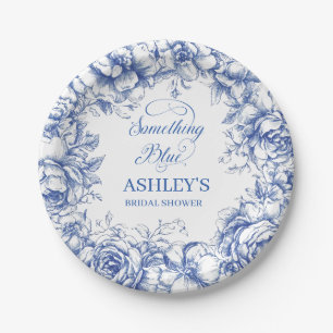 Something Blue Bridal Shower  Paper Plates