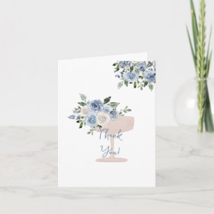 Something Blue Bridal Shower Thank You Card
