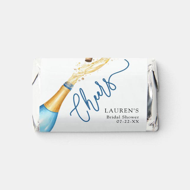 Something Blue Cheers Candy Favor (Front)