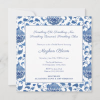 Something Blue Chinoiserie Chic Bridal Shower