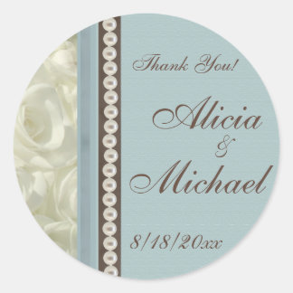 Something Blue Classic Round Sticker