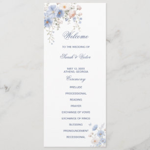 Something Blue Double Sided Flat Program