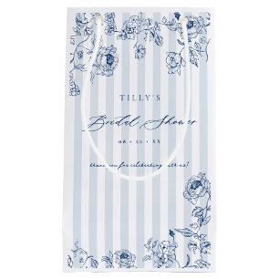 Something Blue Favor Bags Bridal Shower Gift Wrap