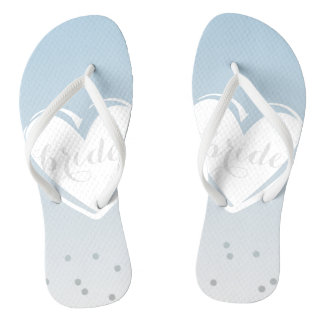 Something blue. flip flops
