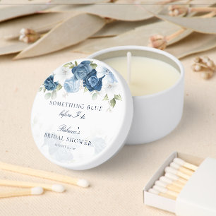 Something Blue Floral Before I Do Bridal Shower Mini Candle Favors