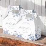 Something Blue Floral Bridal Shower Favor Boxes<br><div class="desc">Something Blue Floral Bridal Shower Favor Box</div>