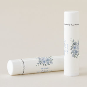 Something Blue Floral Bridal Shower Favors Lip Balm