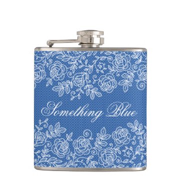 Something Blue for the Bride Personalize Flask