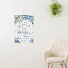 Something Blue Hydrangea Bridal Shower Welcome