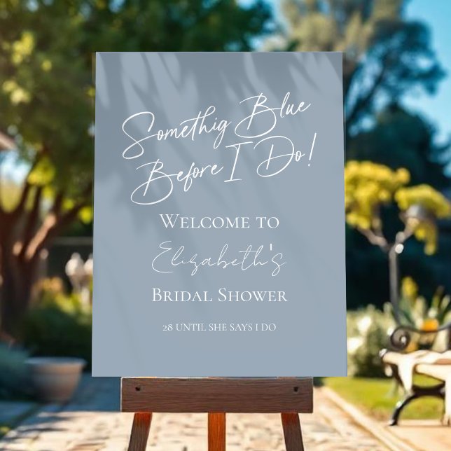 Something Blue I Bridal Shower Welcome Sign (Creator Uploaded)