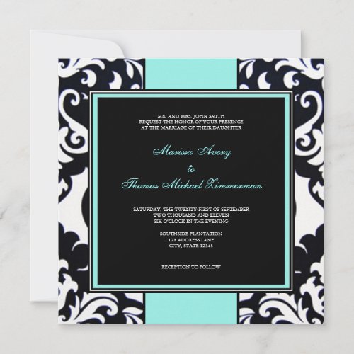 Blue Personalized Invites