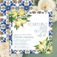 Something Blue Lemon Moroccan Tile Bridal Shower