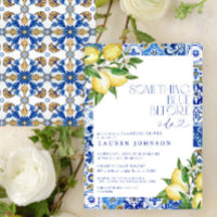 Something Blue Lemon Moroccan Tile Bridal Shower