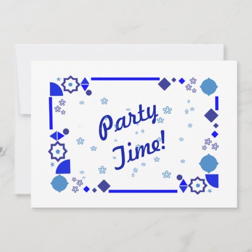 Something Blue Party Invitation