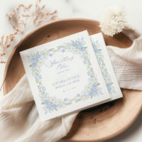 Something Blue Preppy Floral Bridal Shower