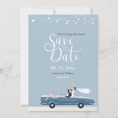 Something Blue Save the Date Announcement