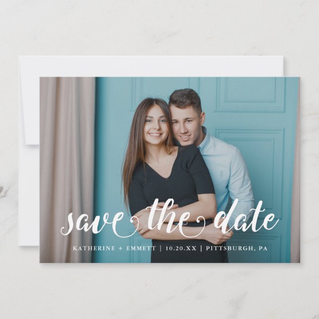 Something Blue Save the Date Photo (Front)