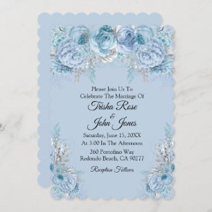 Something Blue Wedding Collection Invitation