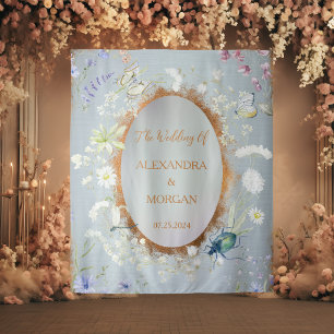 Something Blue Wedding  Tapestry