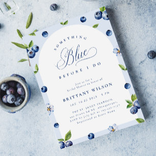 Something Blueberry Bridal Shower Invitation