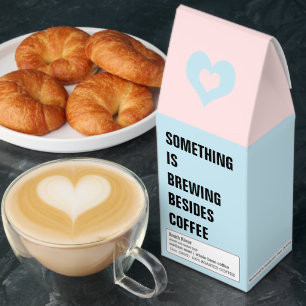 Something Brewing Pregnancy Announcement Roasted Coffee