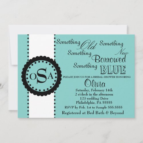 Something Bridal Shower Invitation