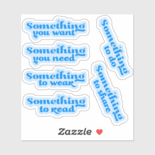 Something... Christmas Gift Tag Stickers
