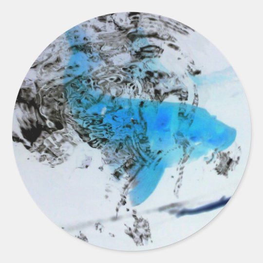 Something Fishy Classic Round Sticker