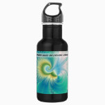 Something Fishy - Fractal Art Stainless Steel Water Bottle