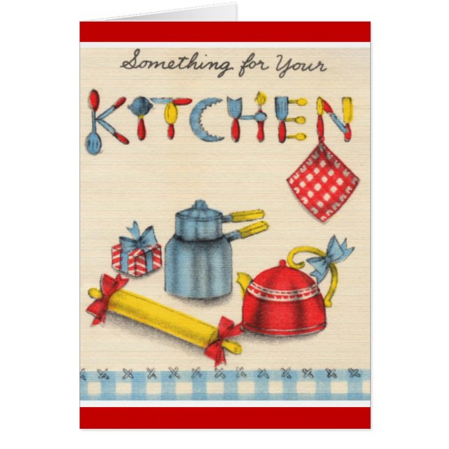 Something for You Kitchen Cards (Front)
