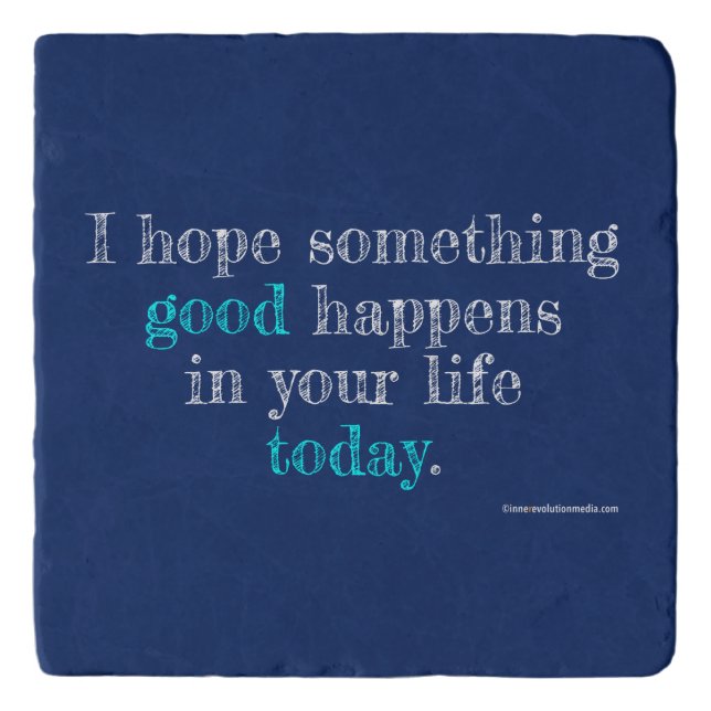 Something Good Stone Trivet (Front)