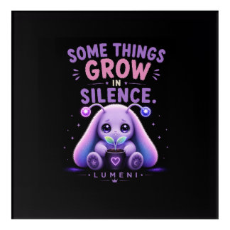 Something Grows in Silence Acrylic Print