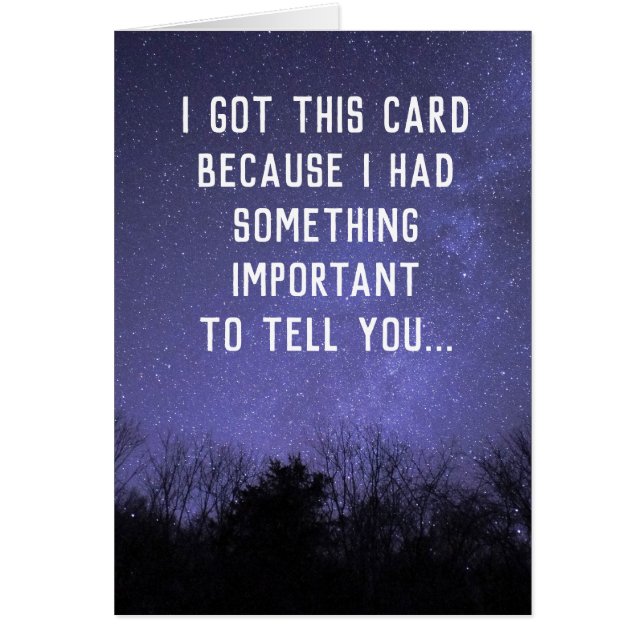 Something Important Cards (Front)