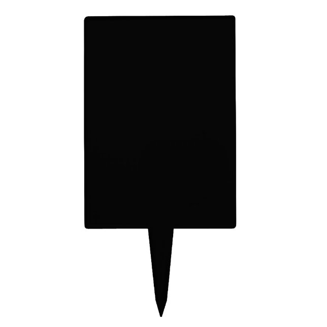 Something in Black to Customize if you wish Cake Topper (Front)