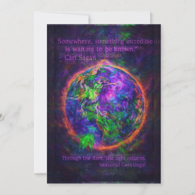 Something Incredible Holiday Card (Front)