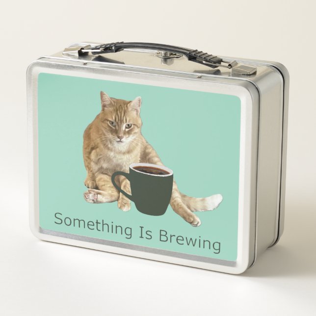 Something Is Brewing Metal Lunchbox (Back)