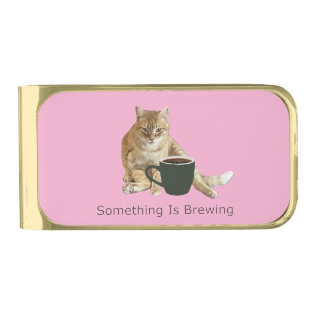 Something Is Brewing Money Clip (Front)