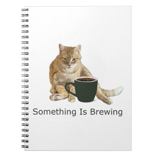 Something Is Brewing Spiral Photo Notebook