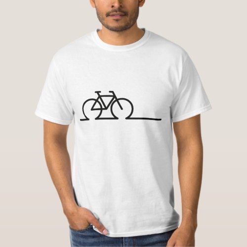 Something line drawing E_bike race and MTB bicycl T_Shirt