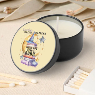 Something Magical Happens When You Read A Book Mini Candle Favors