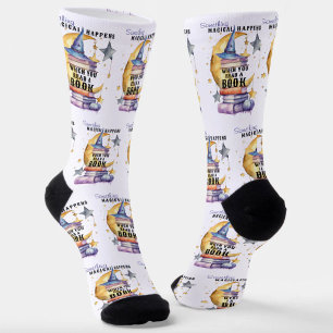 Something Magical Happens When You Read A Book  Socks